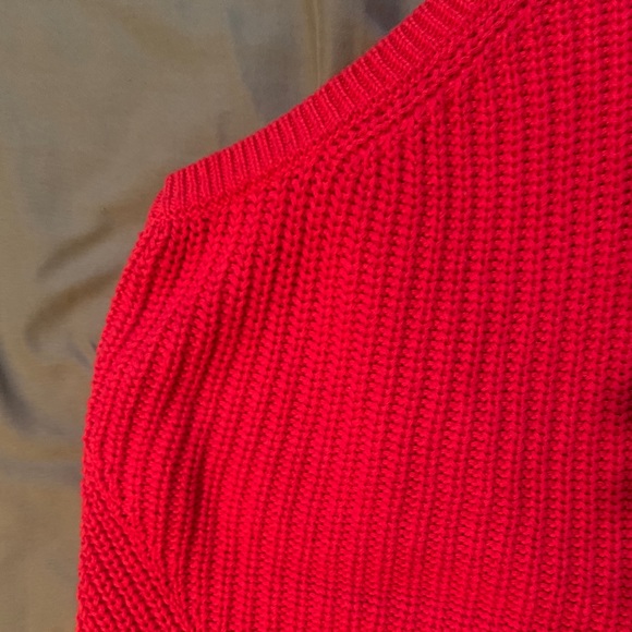 AVA & VIV Red Knit Top (2X) - Picture 2 of 5